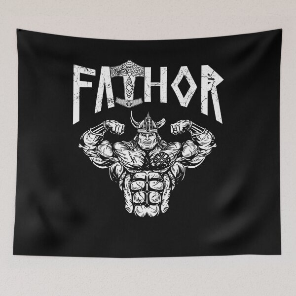 Item preview, Viking Dad Vathor Muscular Nordic Father designed and sold by LuminOrb.