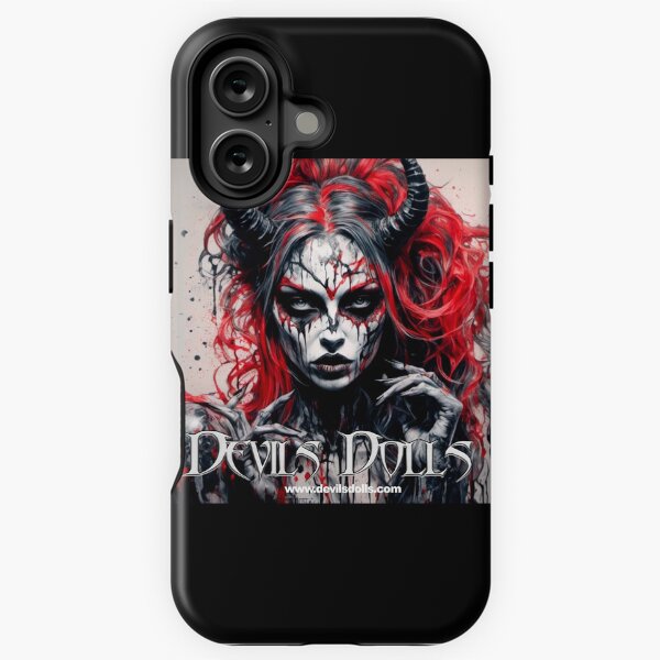Devils Dolls - Painting babe 018 iPhone Tough Case