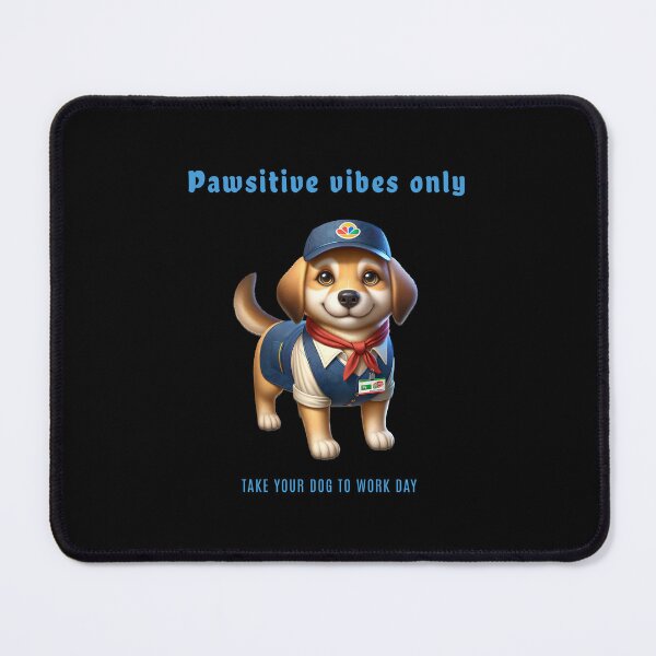Item preview, Pawsitive vibes only - Take your dog to work day designed and sold by Pflugart.