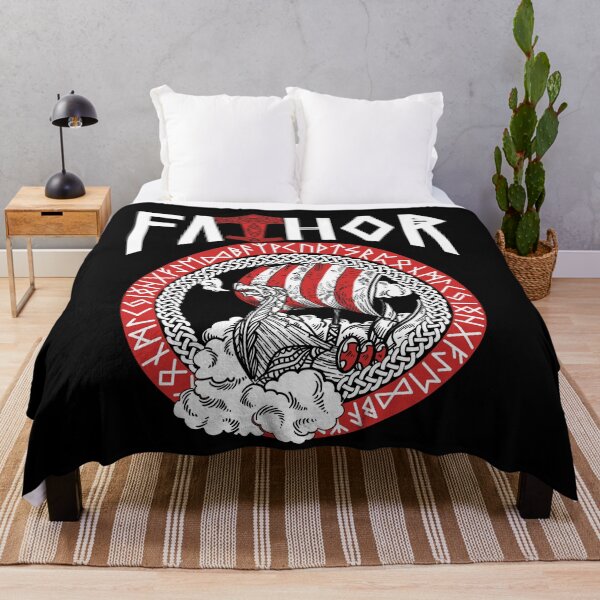 Item preview, Viking Papa Vathor Nordic Viking Boat designed and sold by LuminOrb.