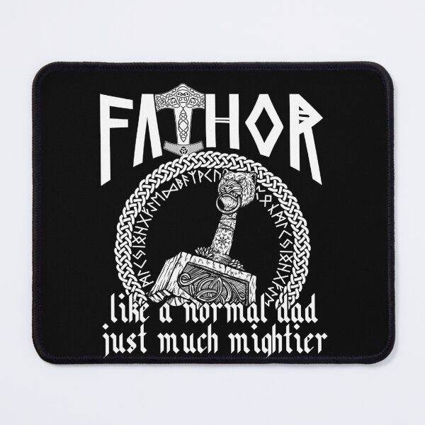 Item preview, Viking Papa Vathor Mighty Hammer Mjölnir designed and sold by LuminOrb.
