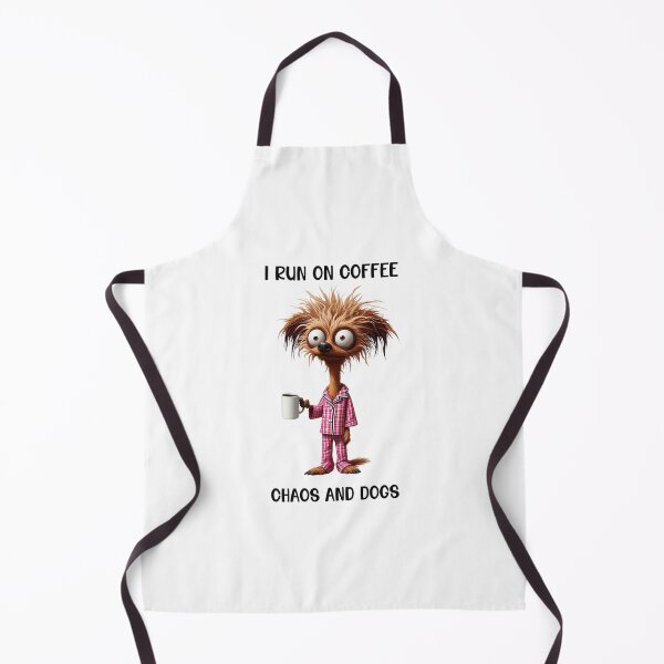 Item preview, I Run On Coffee, Chaos And Dogs designed and sold by LensherArt.