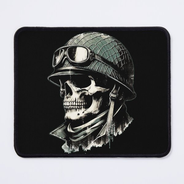 Item preview, Skeleton Skull Soldier Vintage designed and sold by TomFrontierArt.