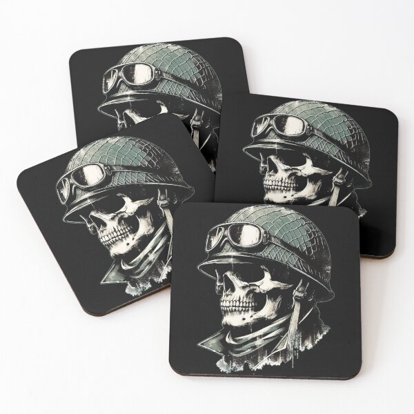 Item preview, Skeleton Skull Soldier Vintage designed and sold by TomFrontierArt.