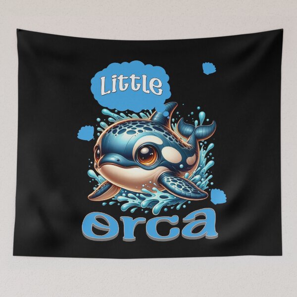 Item preview, Little orca - Little whale - Small whale - Sweet whale - dreaming whale designed and sold by JansenGS.