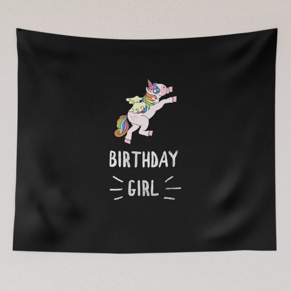 Item preview, Awesome Unicorn Birthday Girl Silver Bling Design #20 designed and sold by 198tees.