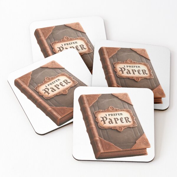 Item preview, I Prefer Paper - Physical Book Club designed and sold by FugueAndFiction.