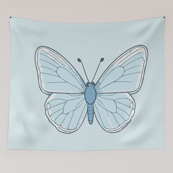 Item preview, Cute White and blue Butterfly designed and sold by Atlantico54.
