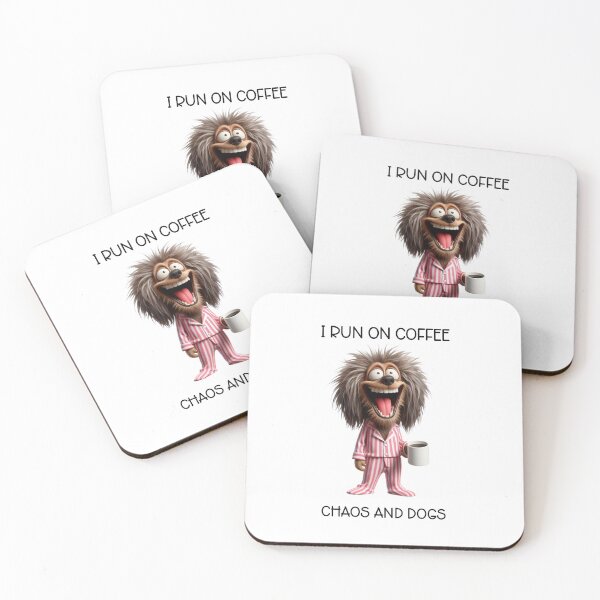 Item preview, I Run On Coffee, Chaos And Dogs	 designed and sold by LensherArt.
