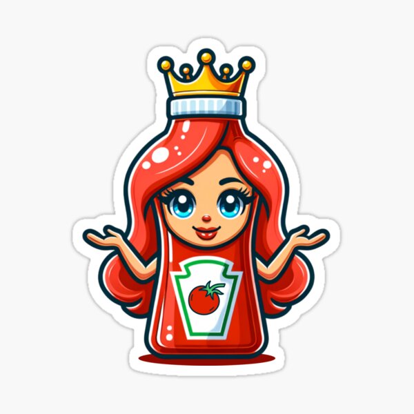 Item preview, Ketchup-Königin designed and sold by LevelUp-GoodVibes.