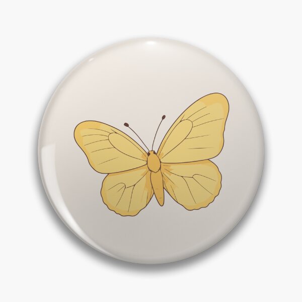 Item preview, Cute Kawaii Yellow Butterfly designed and sold by Atlantico54.