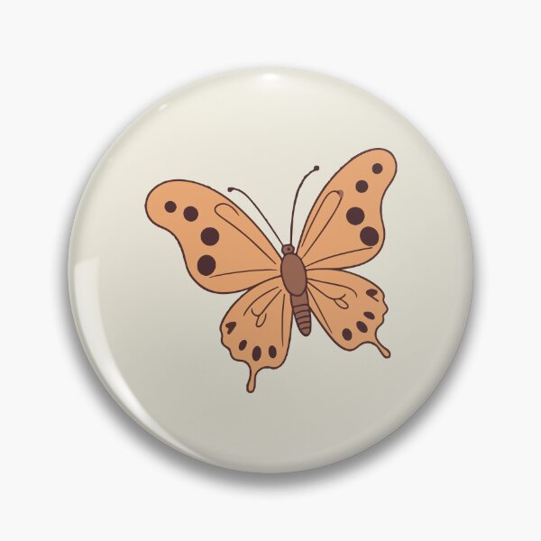 Item preview, Kawaii Simple brown butterfly designed and sold by Atlantico54.