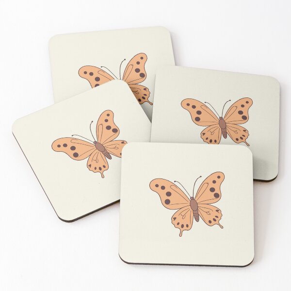 Item preview, Kawaii Simple brown butterfly designed and sold by Atlantico54.