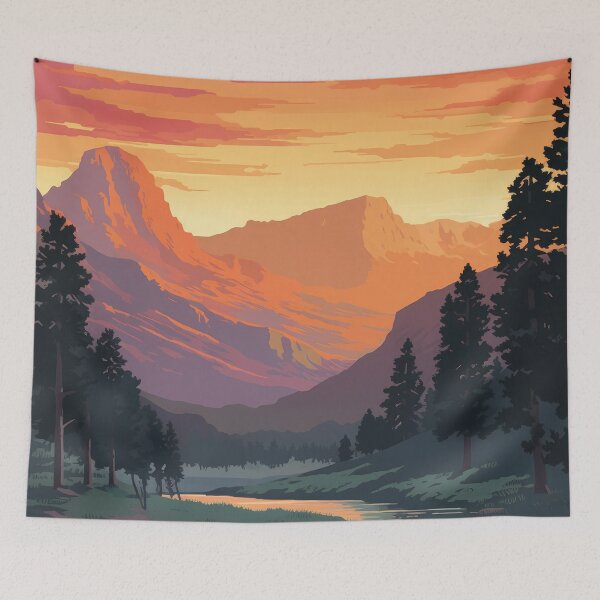 Item preview, Great Basin National Park Sunset designed and sold by WanderlustArtsy.