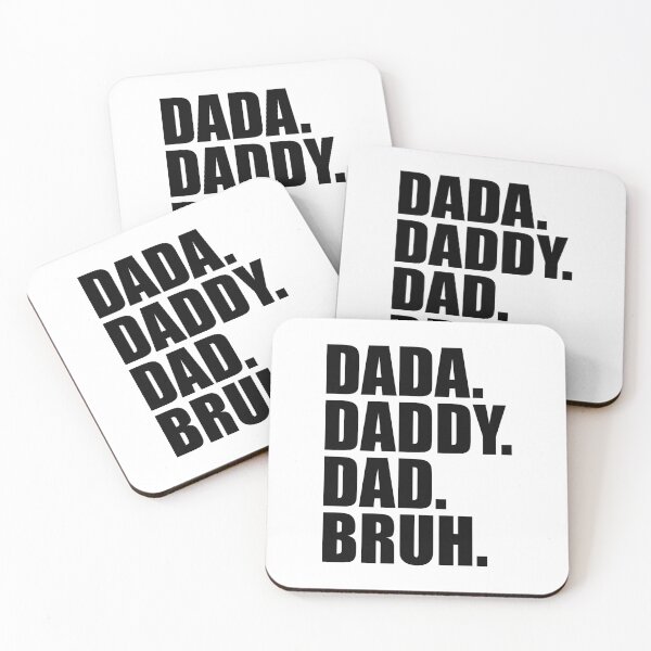 Item preview, "DADA. DADDY. DAD. BRUH. - Gifts for Dad on Father's Day" designed and sold by artworkathome.