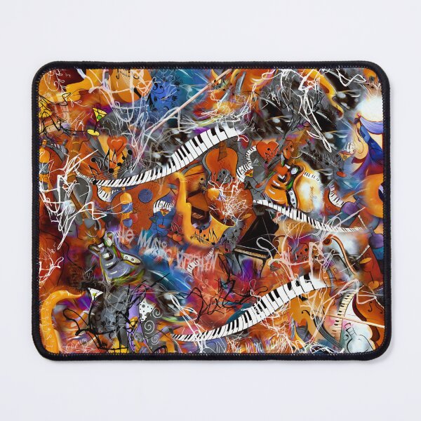 Item preview, Scribble Musical Instruments Abstract Splatter designed and sold by Juleez.