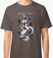 Leash Trained - Dark Blue Husky Classic T-Shirt