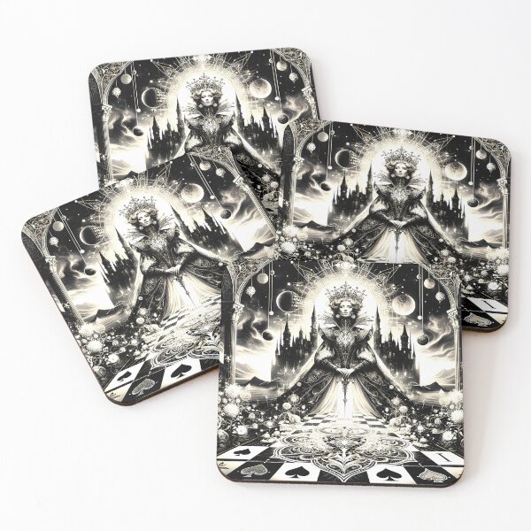 Item preview, Ethereal Queen of Spades: Portrait of Elegance designed and sold by Paradocksick.