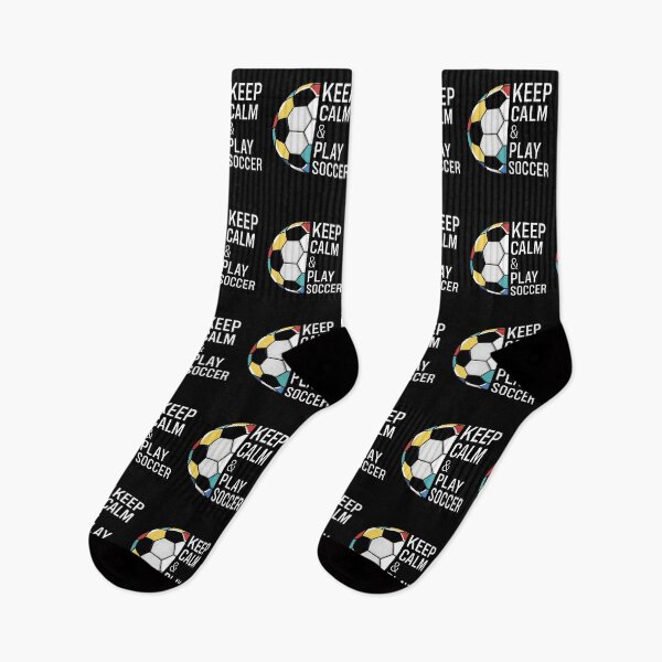 Item preview, Keep Calm and Play Soccer Outdoor Sports Football Enthusiast Soccer Player designed and sold by KLArtzStore.
