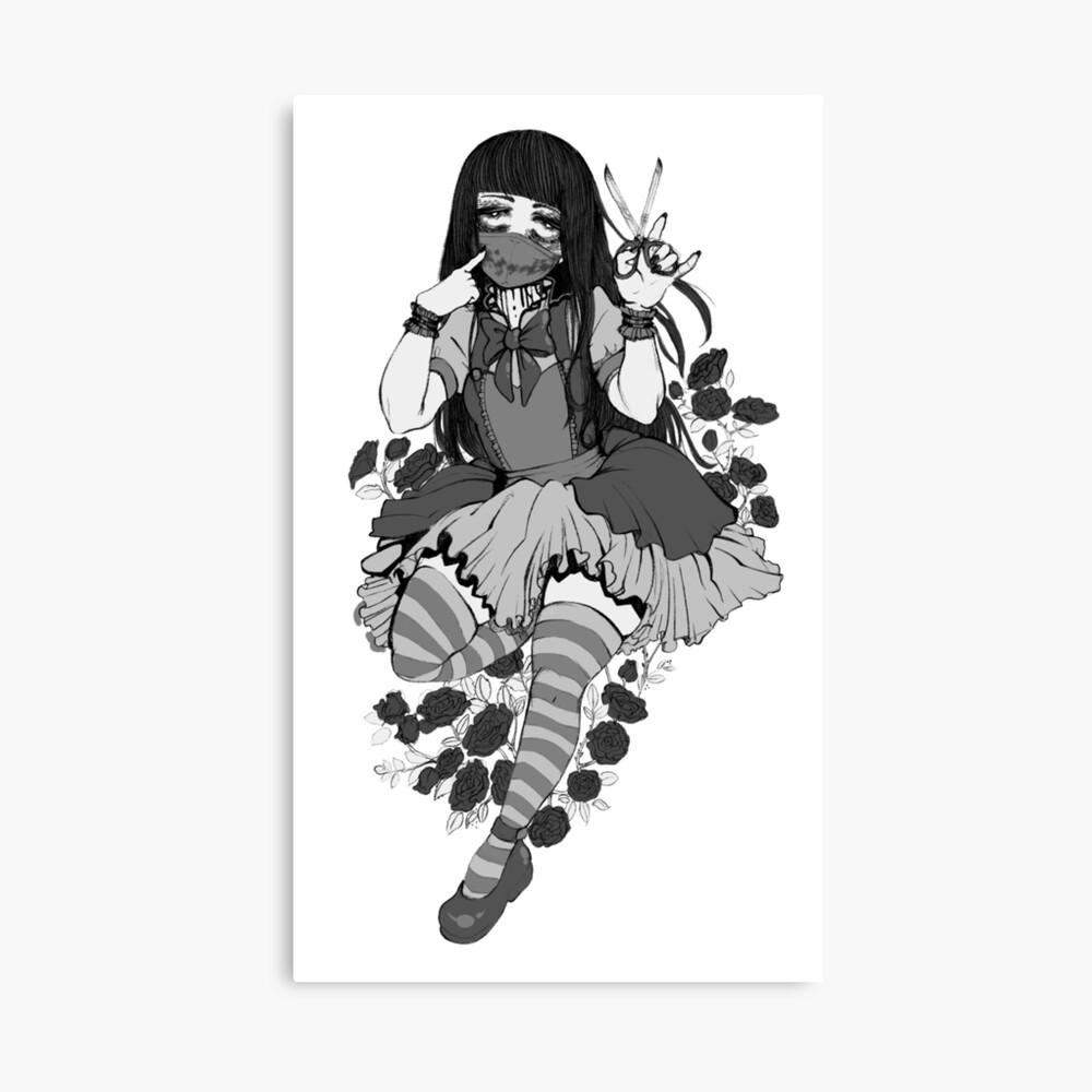 Kuchisake Onna The Slit Mouthed Woman Photographic Print By Ramikin Redbubble
