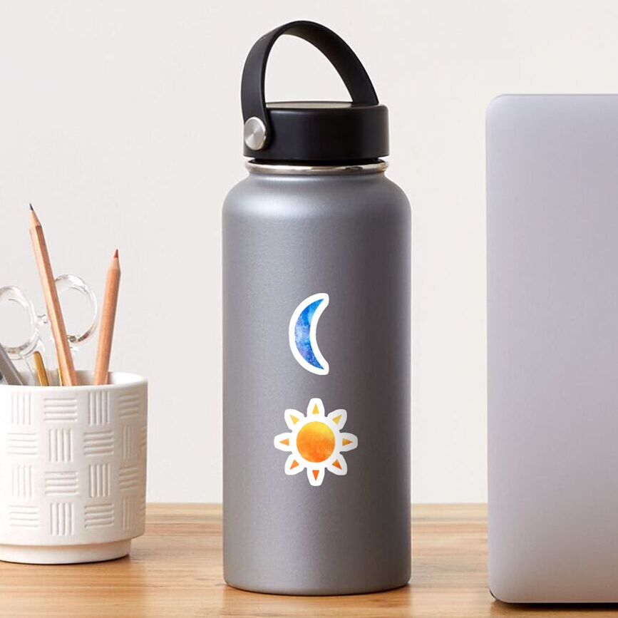 Sun and Moon Sticker