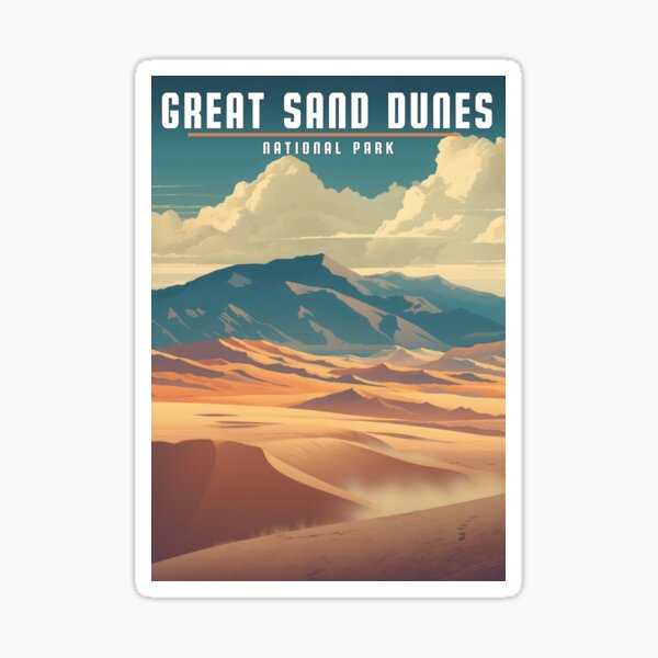 Artikel-Vorschau von Great-Sand-Dunes-Nationalpark, designt und verkauft von WanderlustArtsy.