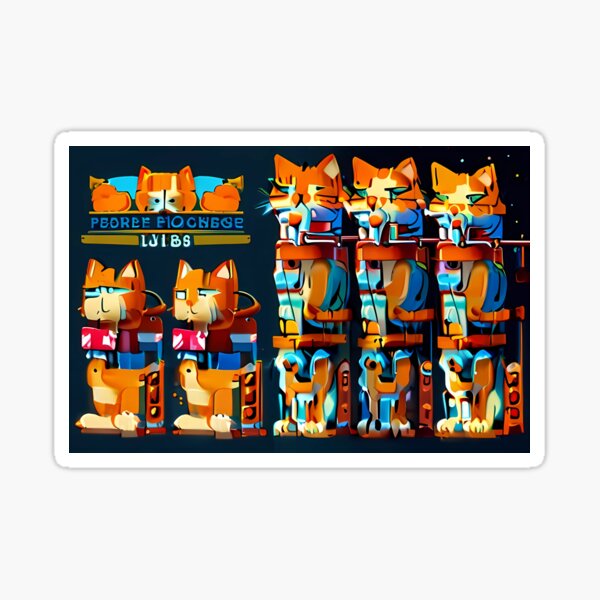 Item preview, cat art designed and sold by wirayut nontanok.