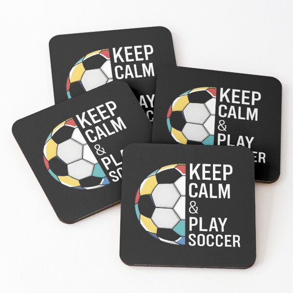 Item preview, Keep Calm and Play Soccer Outdoor Sports Football Enthusiast Soccer Player designed and sold by KLArtzStore.
