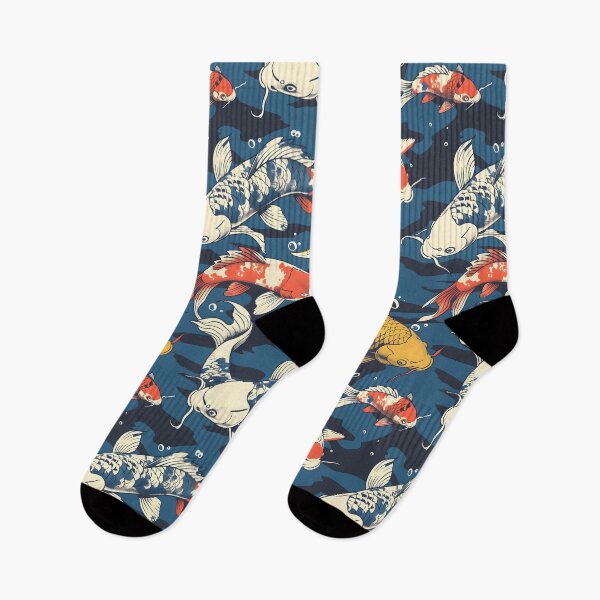 Item preview, Colorful koi fish in the pond, Japanese koi carp designed and sold by FinFriends.