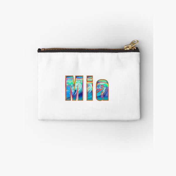 Item preview, Mia first name ocean waves themed Girls and womens Personalized Custom name Mia designed and sold by Artonmytee.