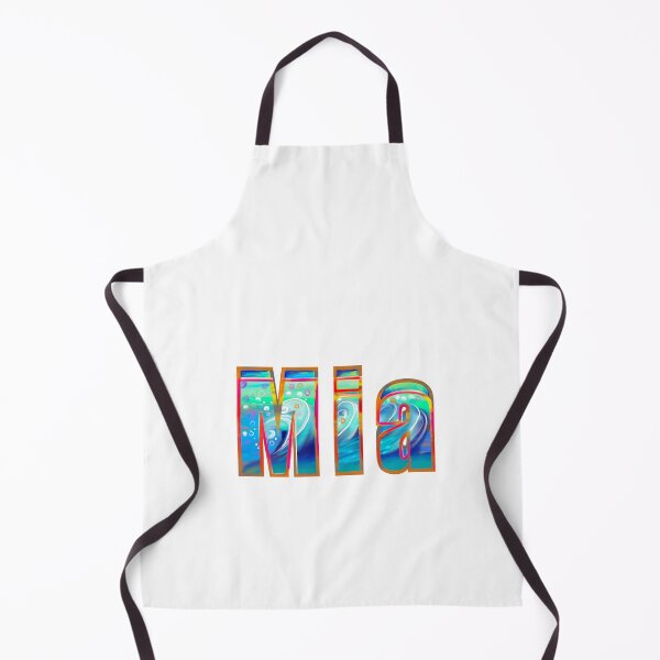 Item preview, Mia first name ocean waves themed Girls and womens Personalized Custom name Mia designed and sold by Artonmytee.