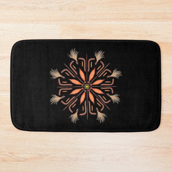 Item preview, Feather Mandala on Black designed and sold by Elizabeth Sheppard.
