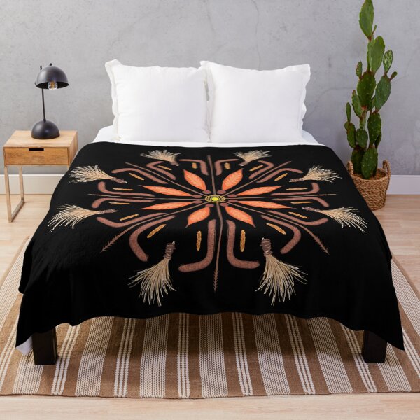 Item preview, Feather Mandala on Black designed and sold by Elizabeth Sheppard.