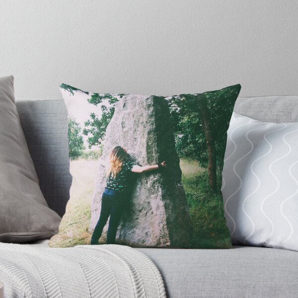 Item preview, Portrait photograph of a woman pressed against a menhir designed and sold by Carré Comme Orange.