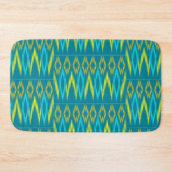 Item preview, Ikat seamless wave zigzag colorful designed and sold by LifeTU.