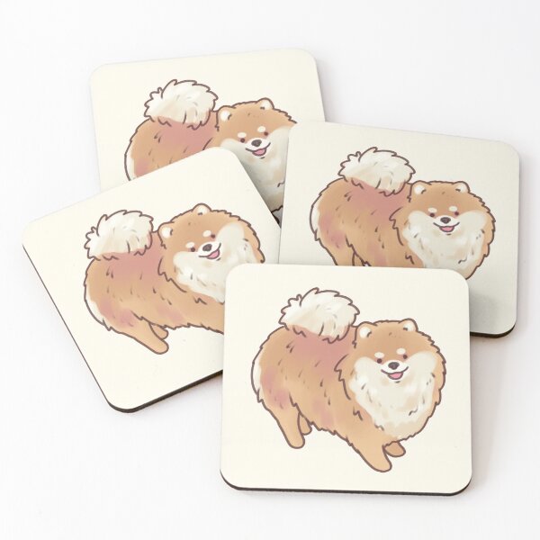 Item preview, pomeranian dog illustration  designed and sold by Artofmayara.