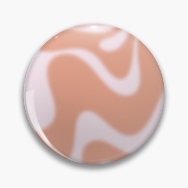 Item preview, Dreamy Retro Liquid Swirl Contemporary Abstract 2 in Pastel Pink and Buff Apricot designed and sold by kierkegaard.