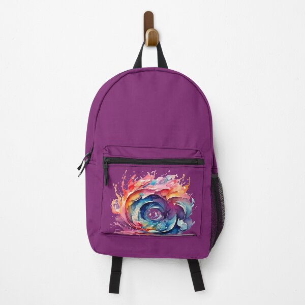 Item preview, A swirl of colors - purple background designed and sold by Rose Design & Photos.