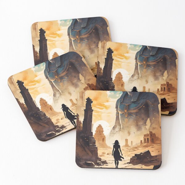 Item preview, Egyptian Themed Poster Art designed and sold by ByteyCreatives.