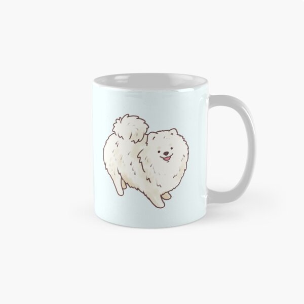 Item preview, Cute white pomeranian dog   designed and sold by Artofmayara.