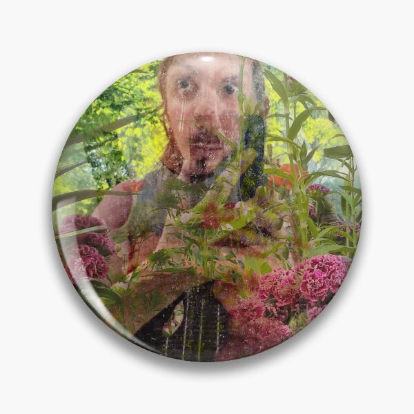 Item preview, Abstract photography strange portrait in flowers designed and sold by Carré Comme Orange.