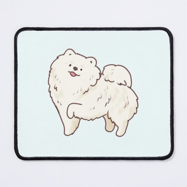 Item preview, Funny white pomeranian dog designed and sold by Artofmayara.