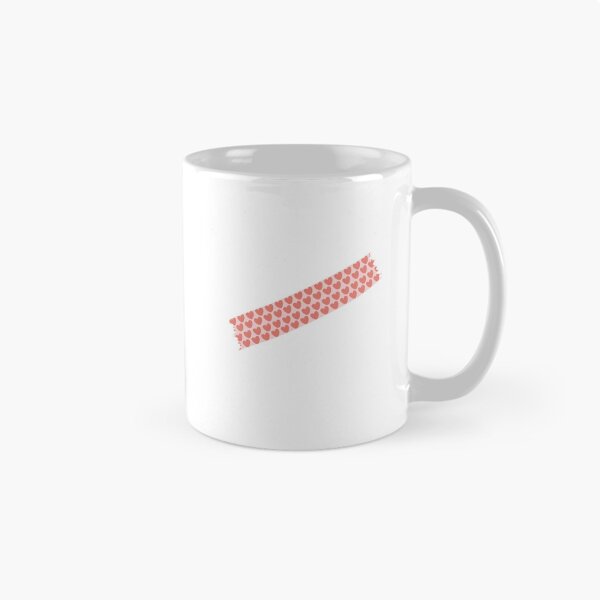 Item preview, cute red heart washi tape designed and sold by YQvibe Studio.
