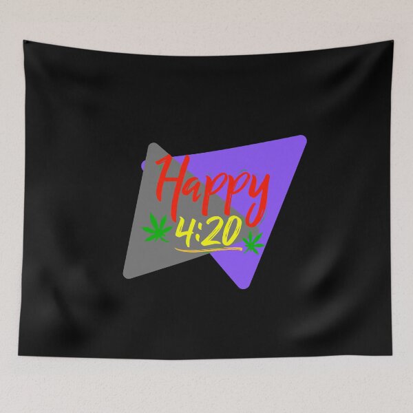 Item preview, happy 420, illustration designed and sold by Numbers-Art.