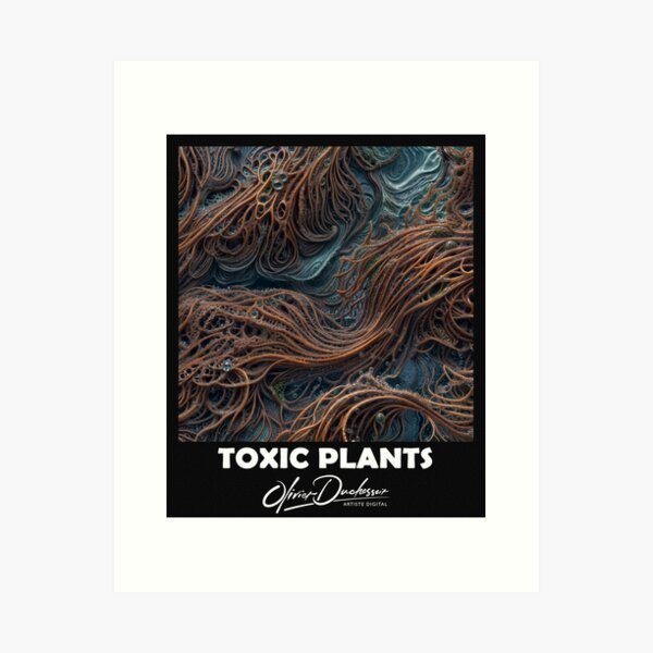 Aperçu de l'œuvre Toxic plant 75 créée et vendue par olivier duchossoir.