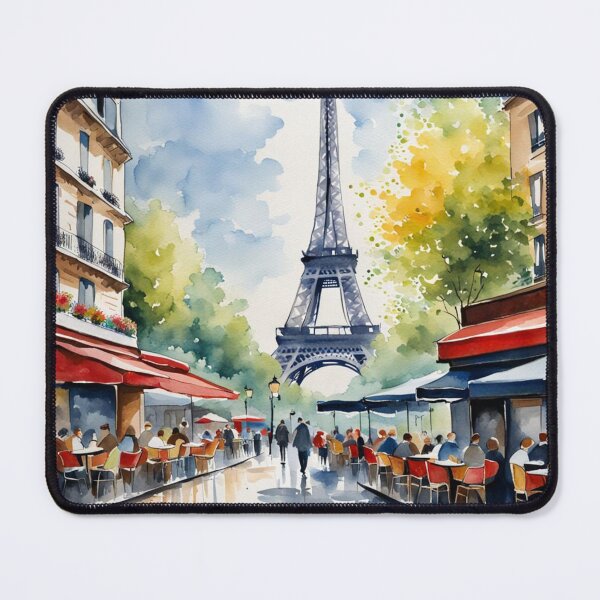 Item preview, Paris street cafe scene designed and sold by JackFreestone.