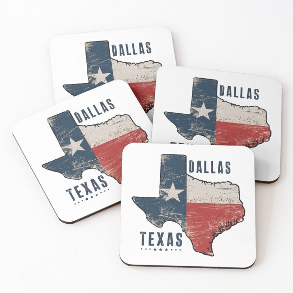 Item preview, Dallas Texas State Map Flag designed and sold by Esskay Designs.