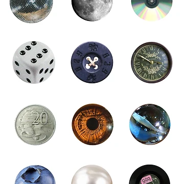 Artwork thumbnail, Round objects by studioiris