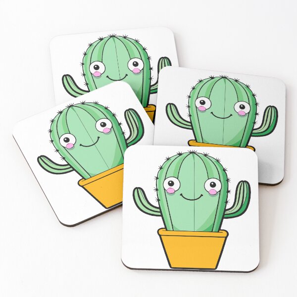 Item preview, Adorable Kawaii Smiling Cactus designed and sold by Akioos.