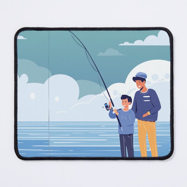 Item preview, Father’s Day Fishing Adventure - Cherished Moments Art designed and sold by KirtidaOrg.